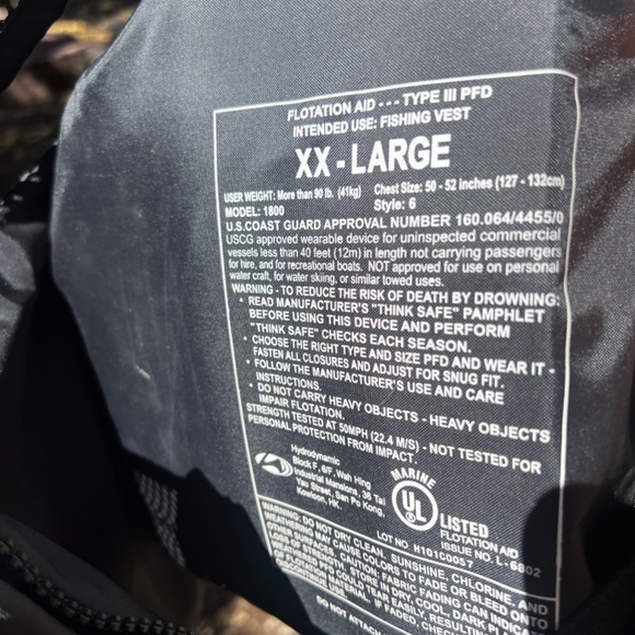 Fly Fishing Floatation Vest - Picture 3 of 3